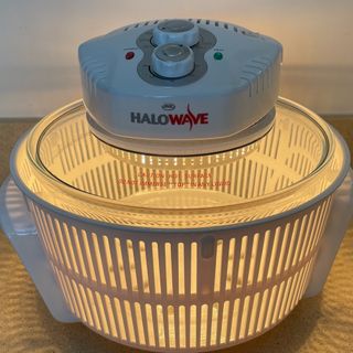 Image of JML Halowave halogen oven being tested at home