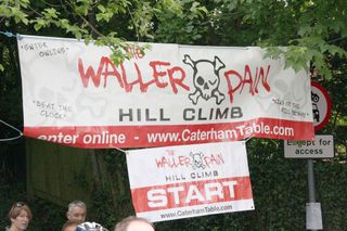 Waller Pain hill climb start