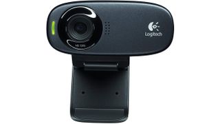 The Logitech HD Webcam C310, the best cheap 1080p webcam, against a white background