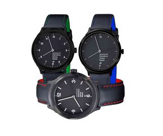 The Helvetica range’s light, regular and bold watches