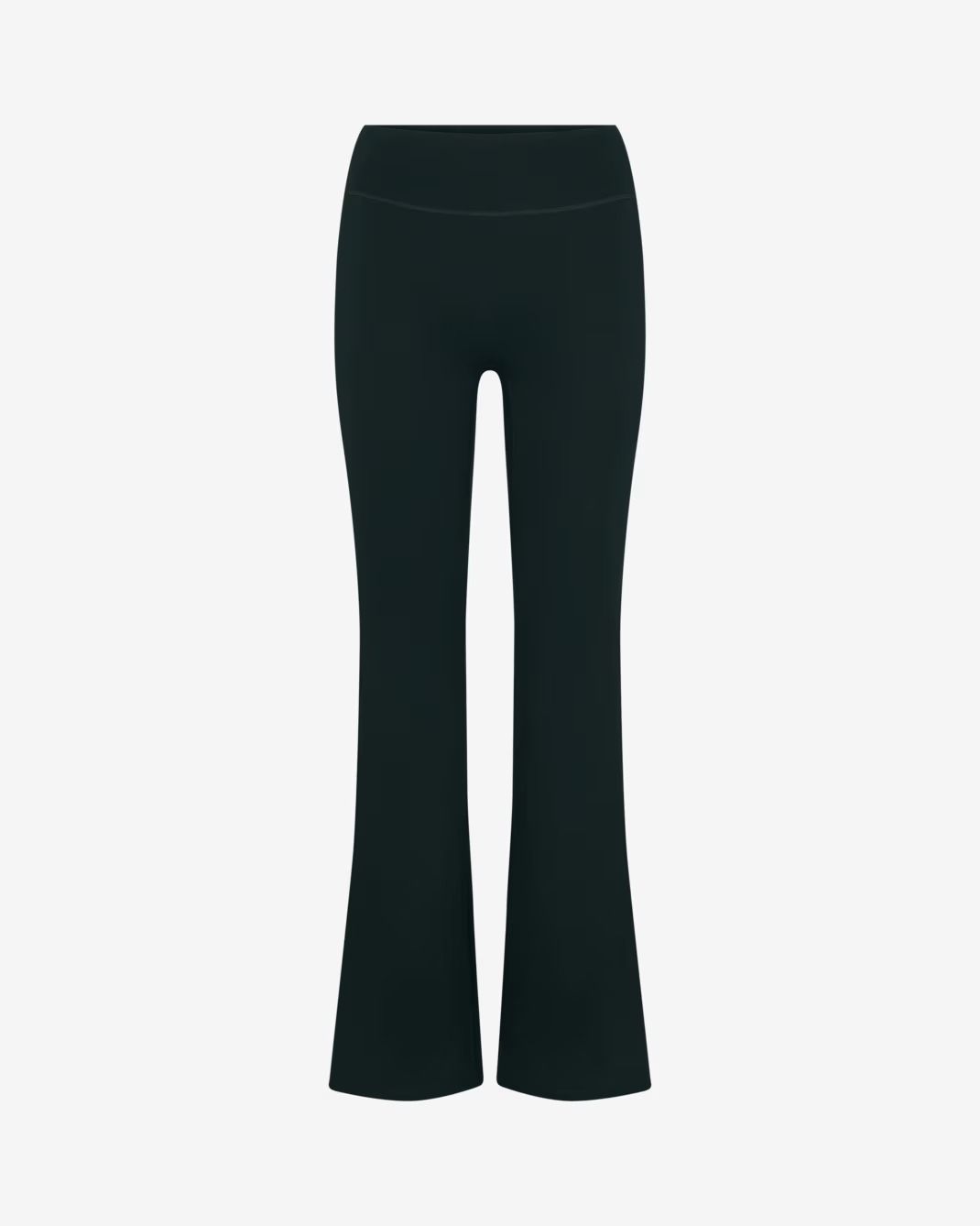 Nikeskims Matte Women's High-Waisted Slim Flared Leggings - Nskm Dark Teal/nskm Dark Teal - Size Xxs