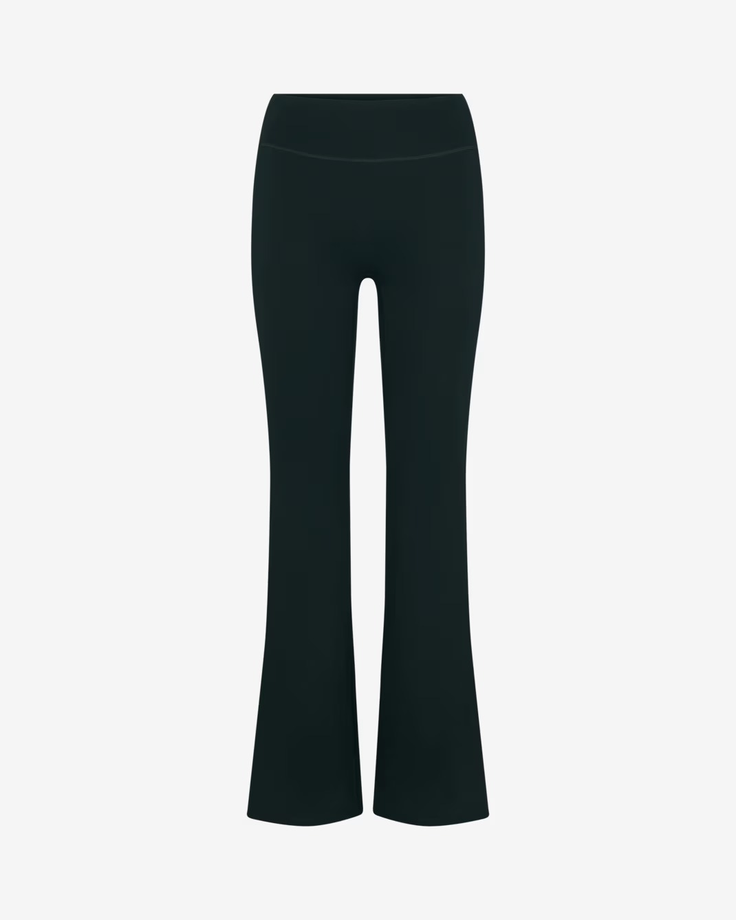 Nikeskims Matte Women's High-Waisted Slim Flared Leggings - Nskm Dark Teal/nskm Dark Teal - Size Xxs