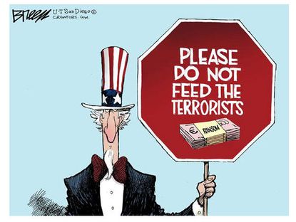 Political cartoon world James Foley terrorism