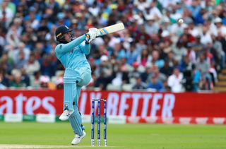 England's Jason Roy hits out on his way to an electrifying 85 runs in just 65 balls