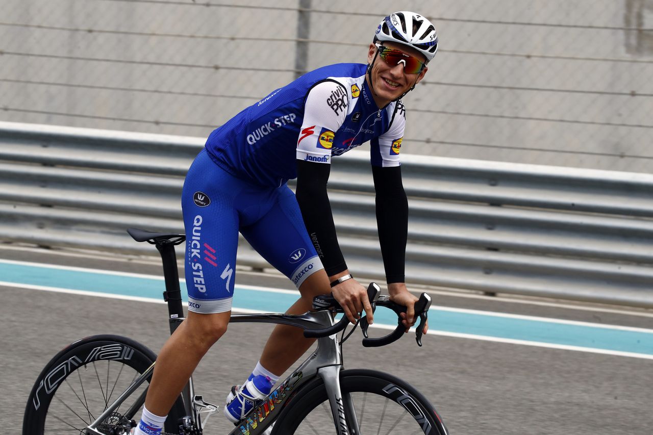 Marcel Kittel is all smiles ahead of the Abu Dhabi Tour.