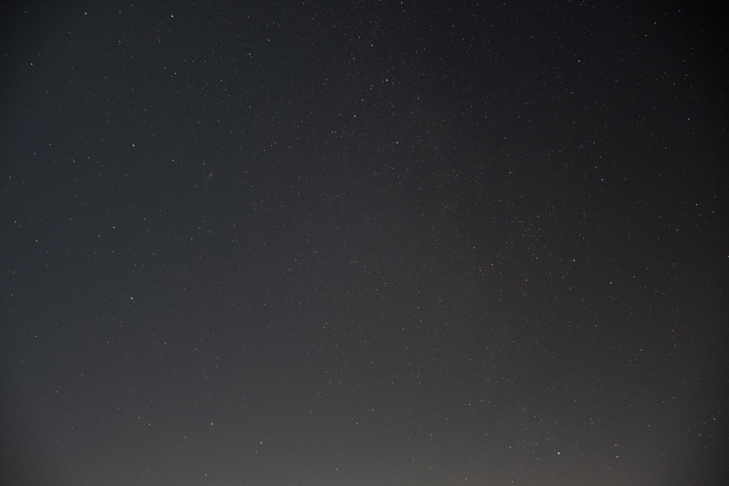 Night sky image taken with the Nikon D7500