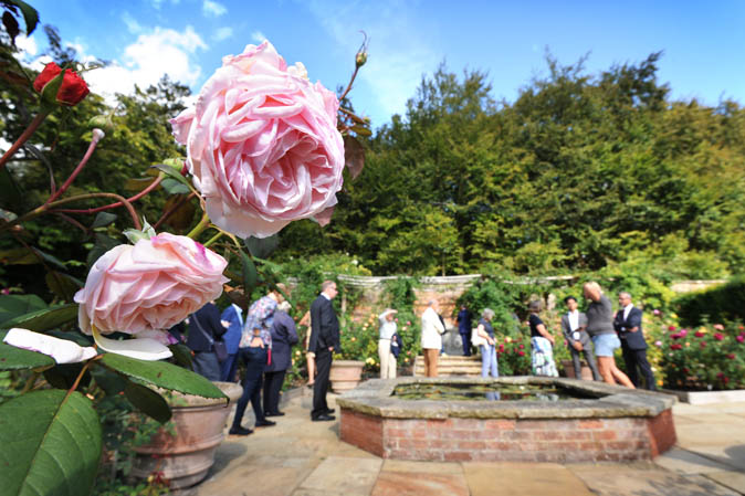 Wormsley Walled Garden at the Wormsley Estate was the venue for a Country Life guided tour and afternoon tea event, sponsored by the investment management specialists, Charles Stanley.