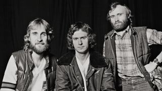 And then there were three: (l-r) Mike Rutherford, Tony Banks and Phil Collins.