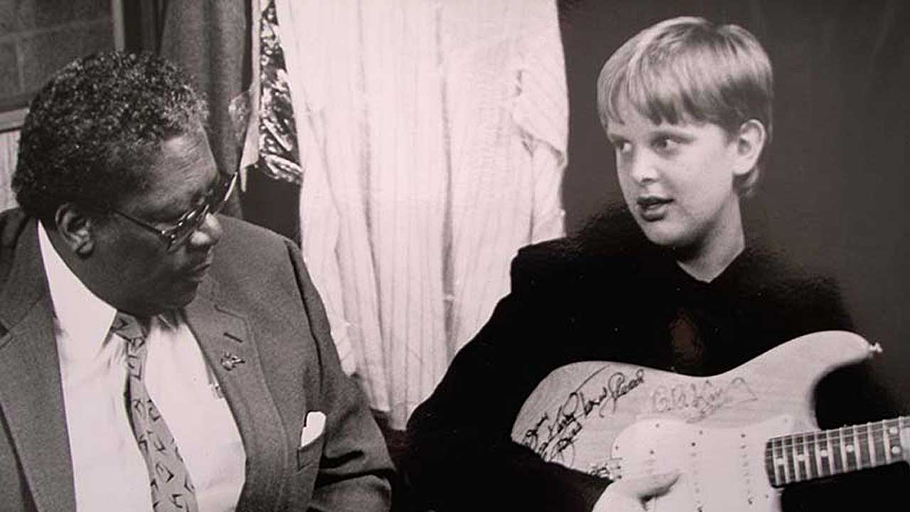 B.B. King and a young Joe Bonamassa 
