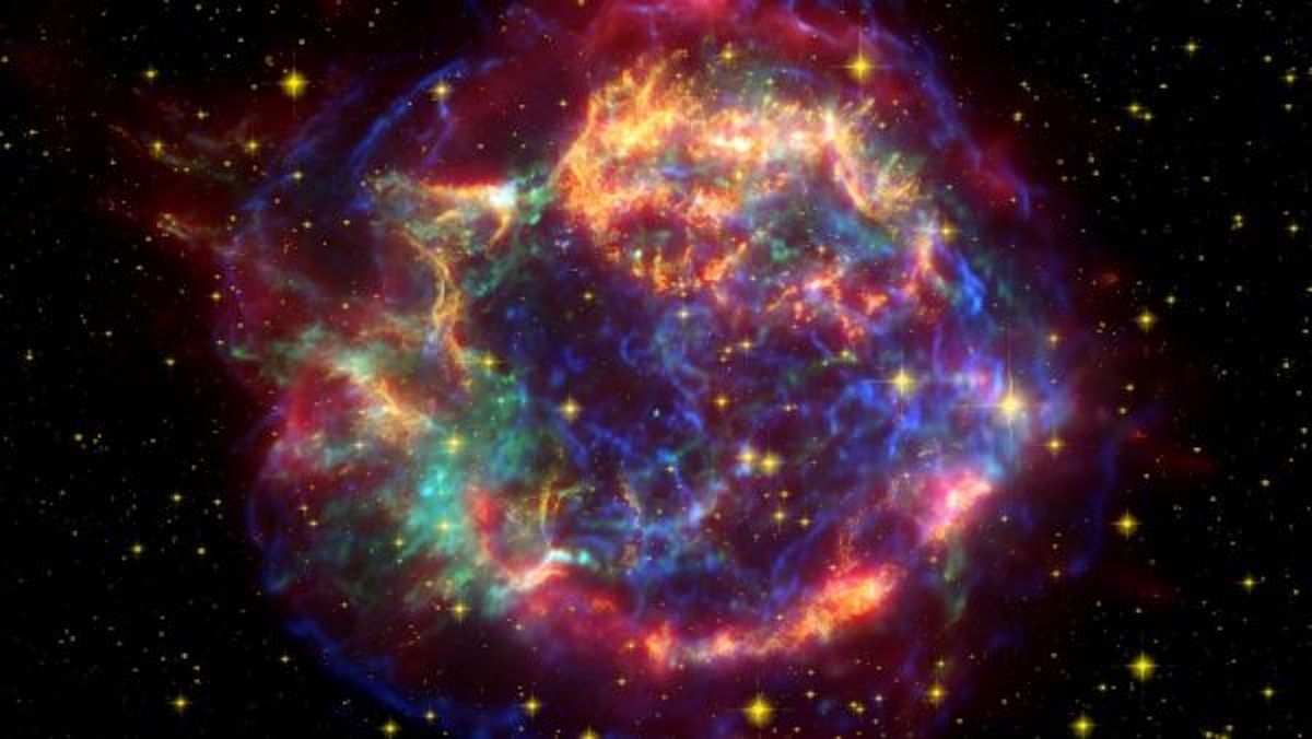 Strange 'reverse shock wave' supernova is exploding in the wrong direction