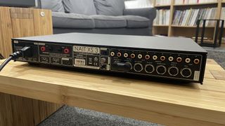 Naim Nait XS3 on wooden rack