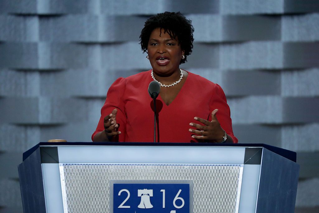 Stacey Abrams.