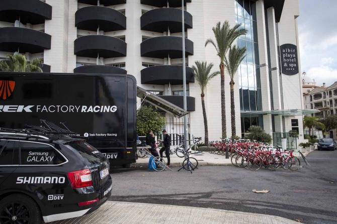 The Albir Playa Hotel is Trek's December training base.