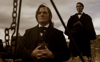 kim coates as mormon leader brigham young in american primeval out on the american west frontier