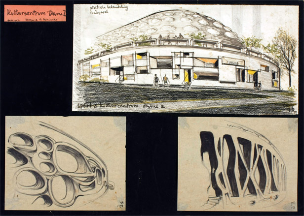 Studies for the plastic treatment of circular construction