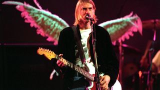 Kurt Cobain onstage in Seattle, 1993