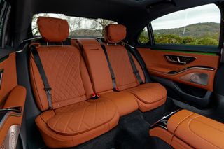 Mercedes S-Class rear passenger compartment