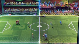 Mario Strikers Battle League Field Match Start