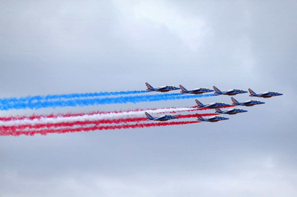 As per usual, the Patrouille de France played their role in the final stage festivities