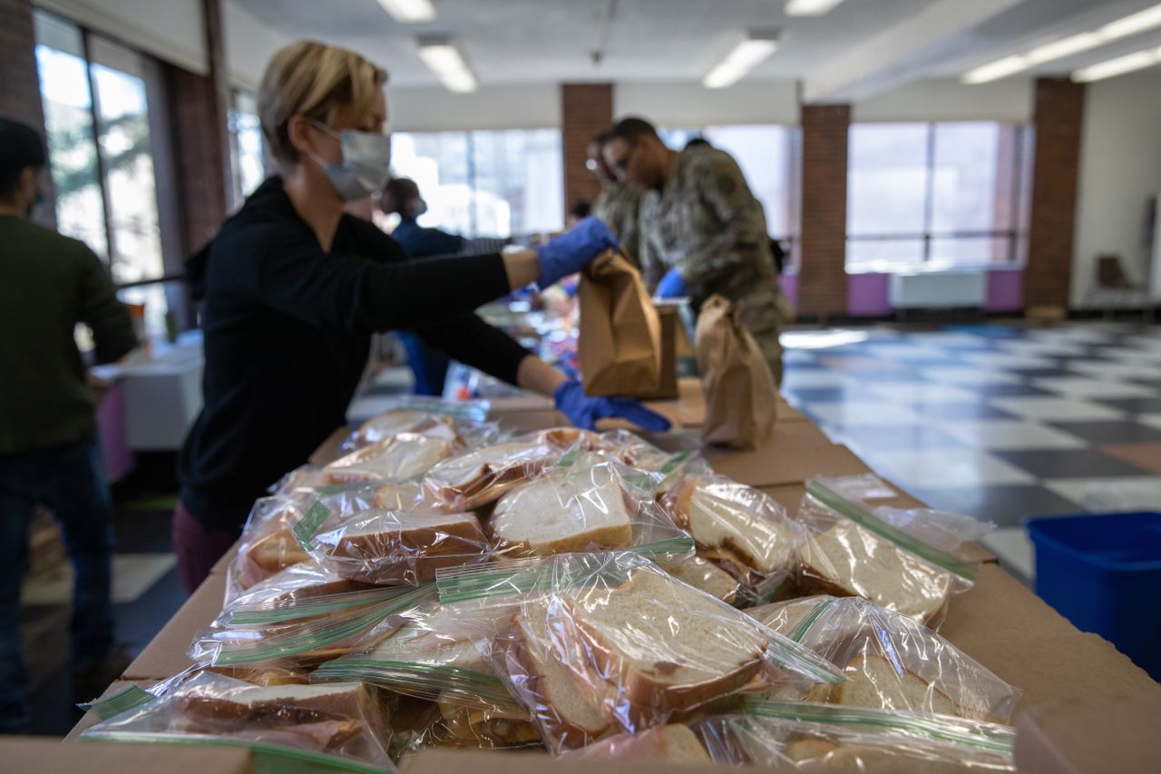 A food bank.