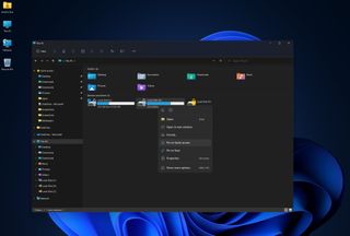 A Screenshot Of The Windows 11 OS In Dark Mode