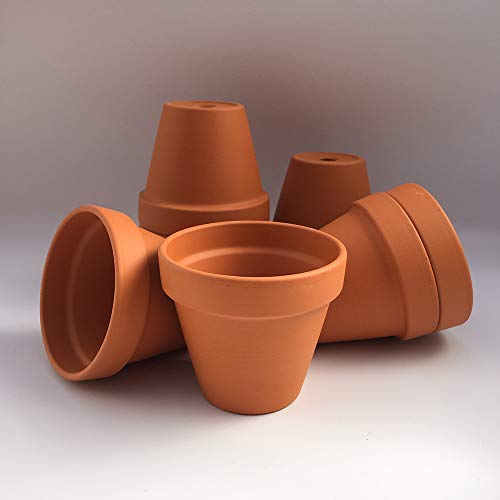 Weston Mill Pottery - [f11 Terracotta Plant Pots (pack of 10) 112mm Diameter X 97mm High