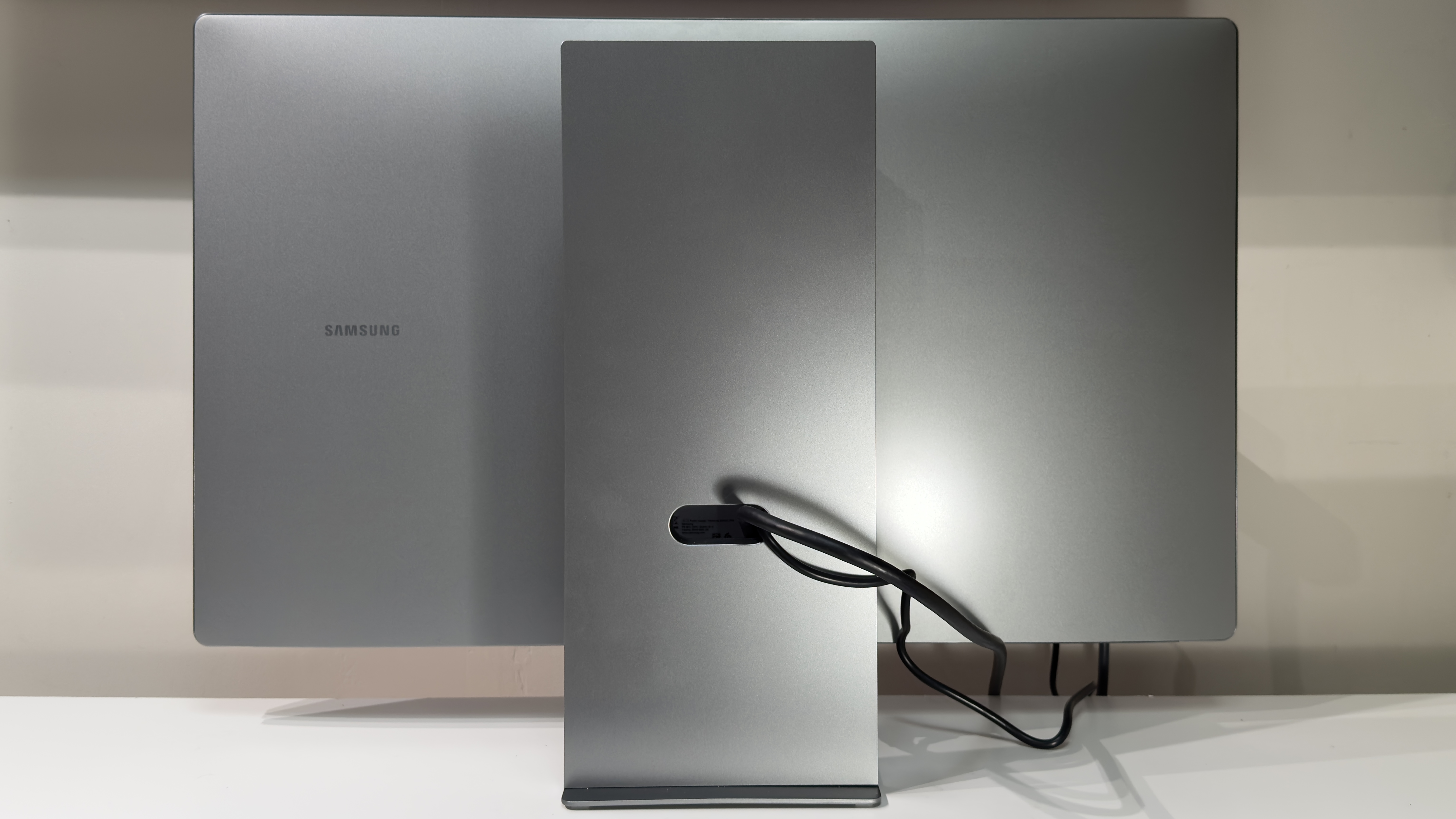 The Samsung Smart Monitor M90SF on a desk