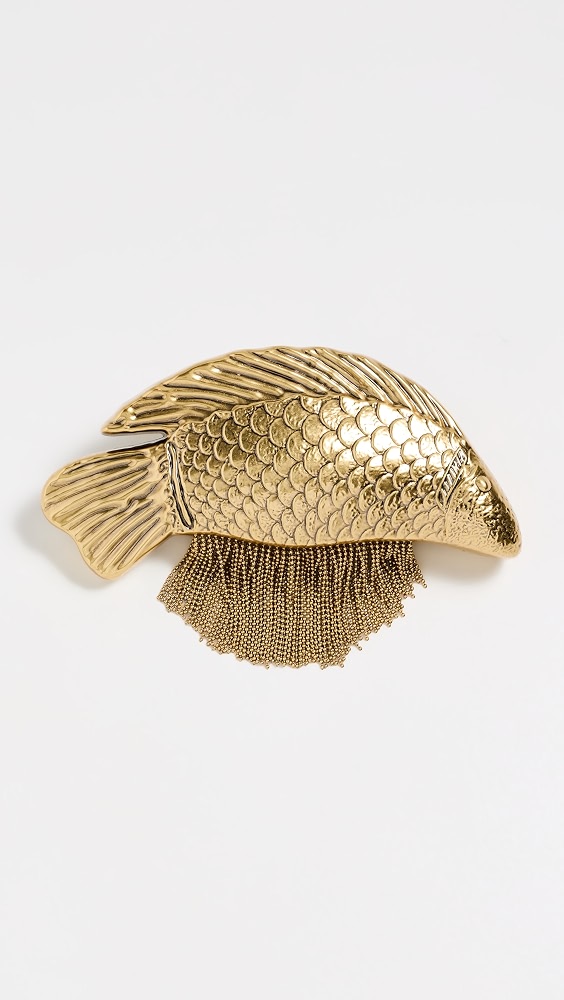 Neemo Clutch - Antique Brass