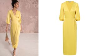 Nola London Rae Dress in Mimosa Yellow