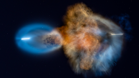 SpaceX launch created this jellyfish in the sky. 