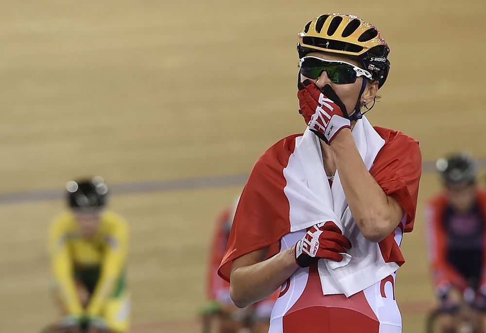 Katarzyna Pawlowska (Poland) can't believe she's won