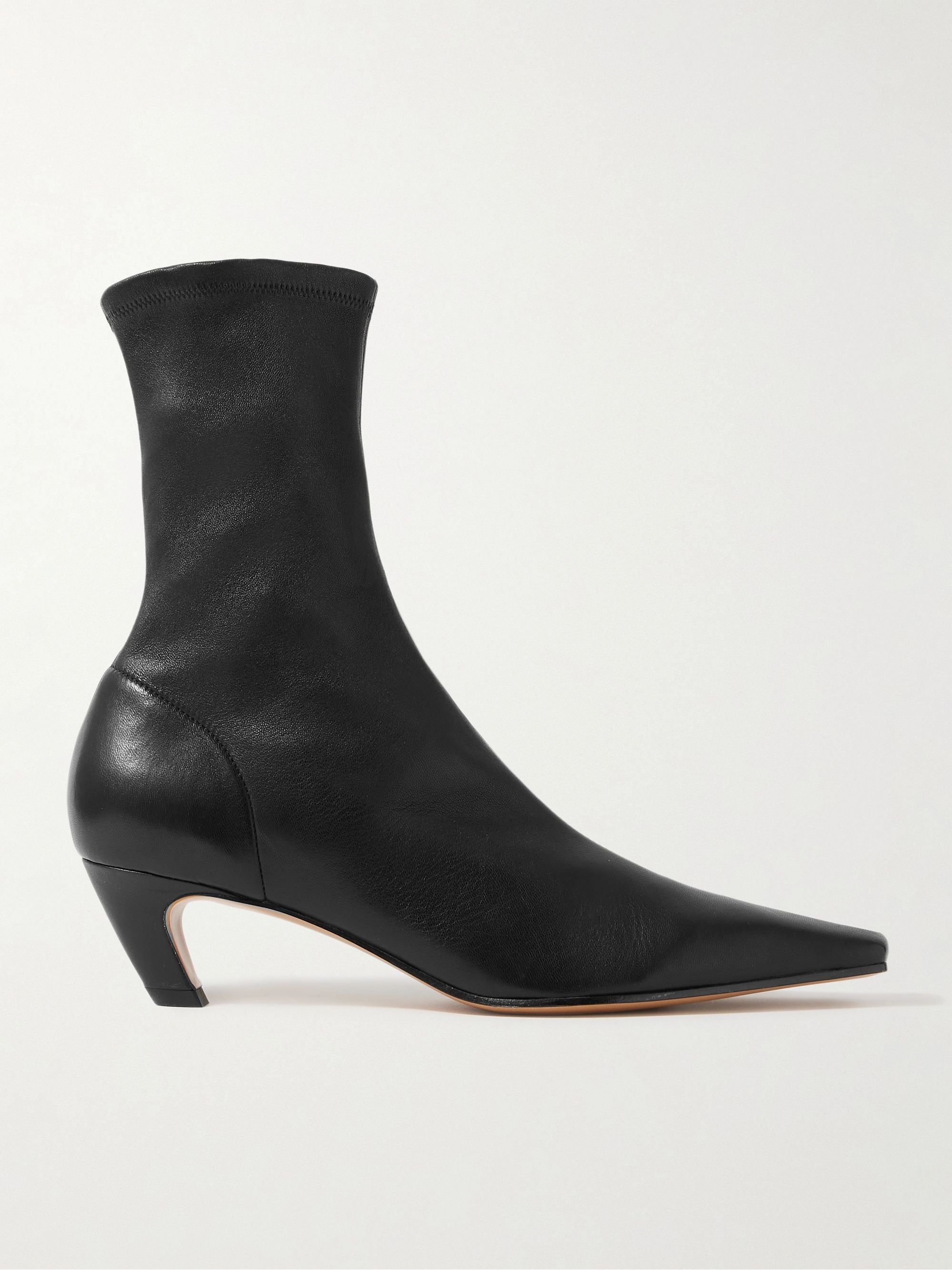 Khaite, Arizona Leather Ankle Boots