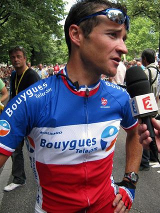 It's the 14th of July and here's French champion Thomas Voeckler.