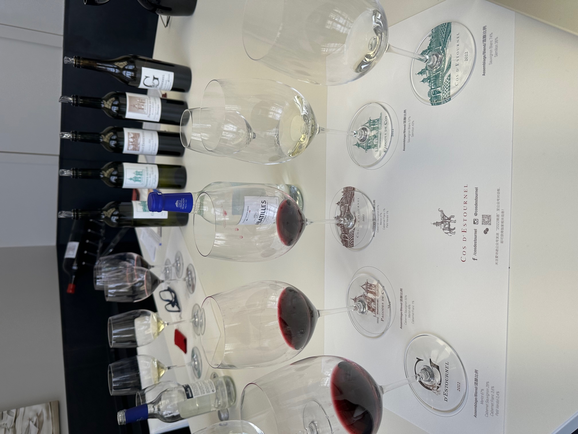 Tasting at Ch&amp;acirc;teau Cos d'Estournel