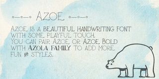 Pretty fonts: Azoe