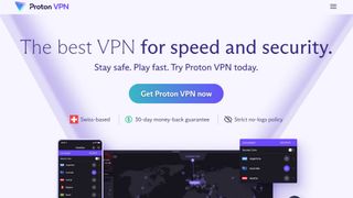 ProtonVPN website screenshot