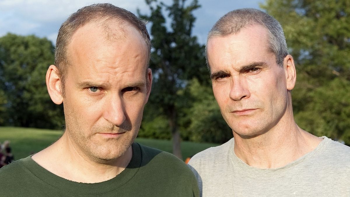 Ian MacKaye and Henry Rollins