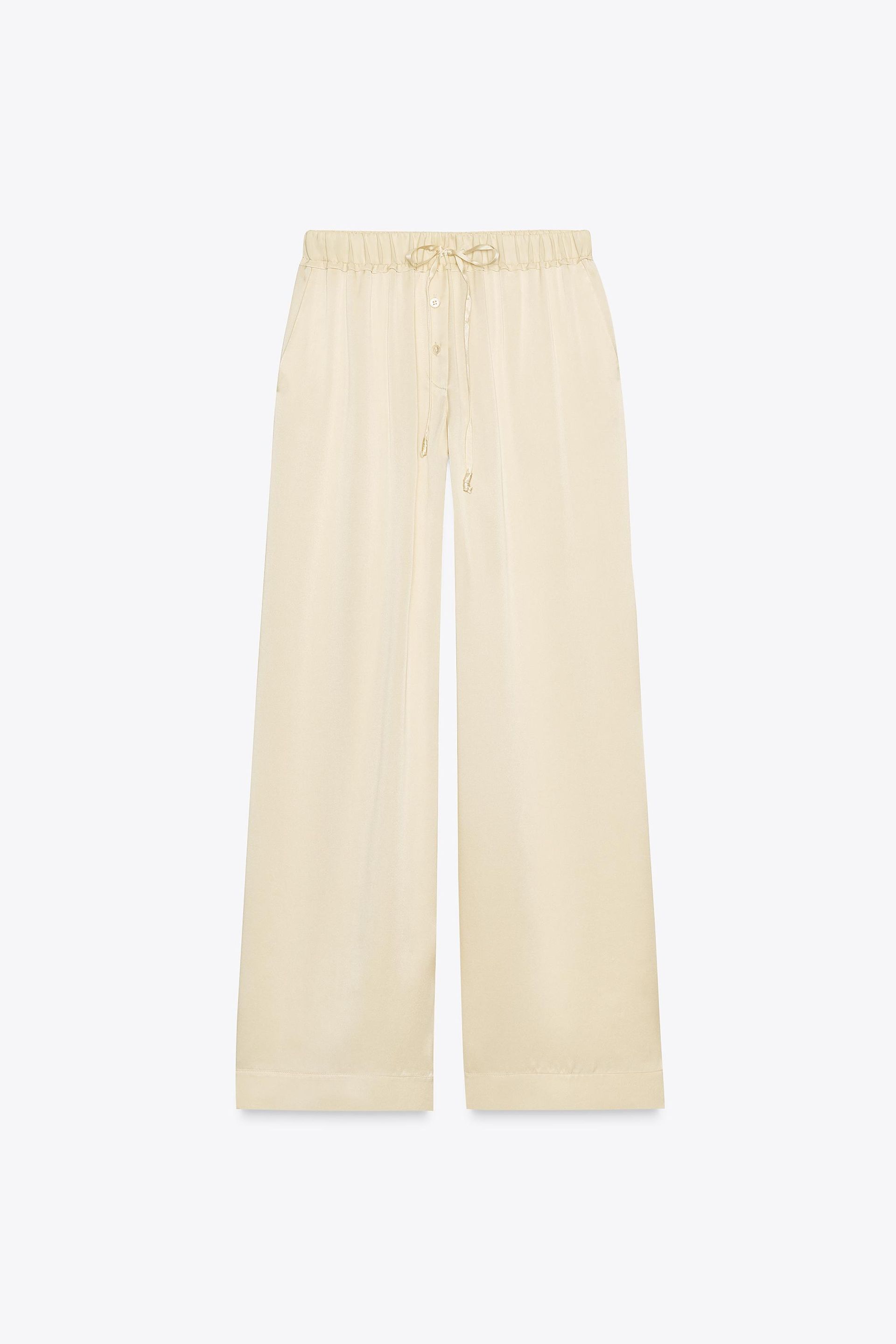 Zw Collection 100% Silk Pajama Pants