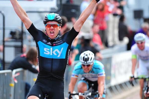 Edvald Boasson Hagen (Team Sky) triumphs in stage 3