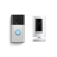 Ring Starter Set with Battery Doorbell and Indoor Cam