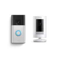 Ring Starter Set with Battery Doorbell and Indoor Cam