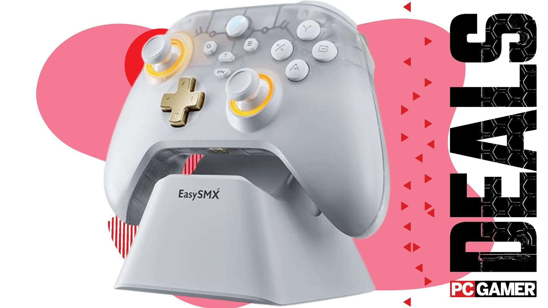 pcgamer.com - James Bentley - I'm astounded thst you can get a wireless hall effect controller with a neat stand for just $30