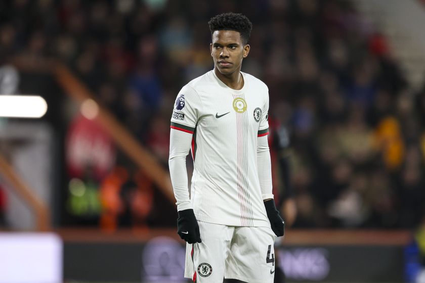 BOURNEMOUTH, ENGLAND - DECEMBER 06: Est&ecirc;v&atilde;o of Chelsea during the Premier League match between Bournemouth and Chelsea at Vitality Stadium on December 06, 2025 in Bournemouth, England. (Photo by Robin Jones - AFC Bournemouth/AFC Bournemouth via Getty Images)