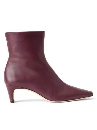 Staud, Wally Leather Ankle Boot