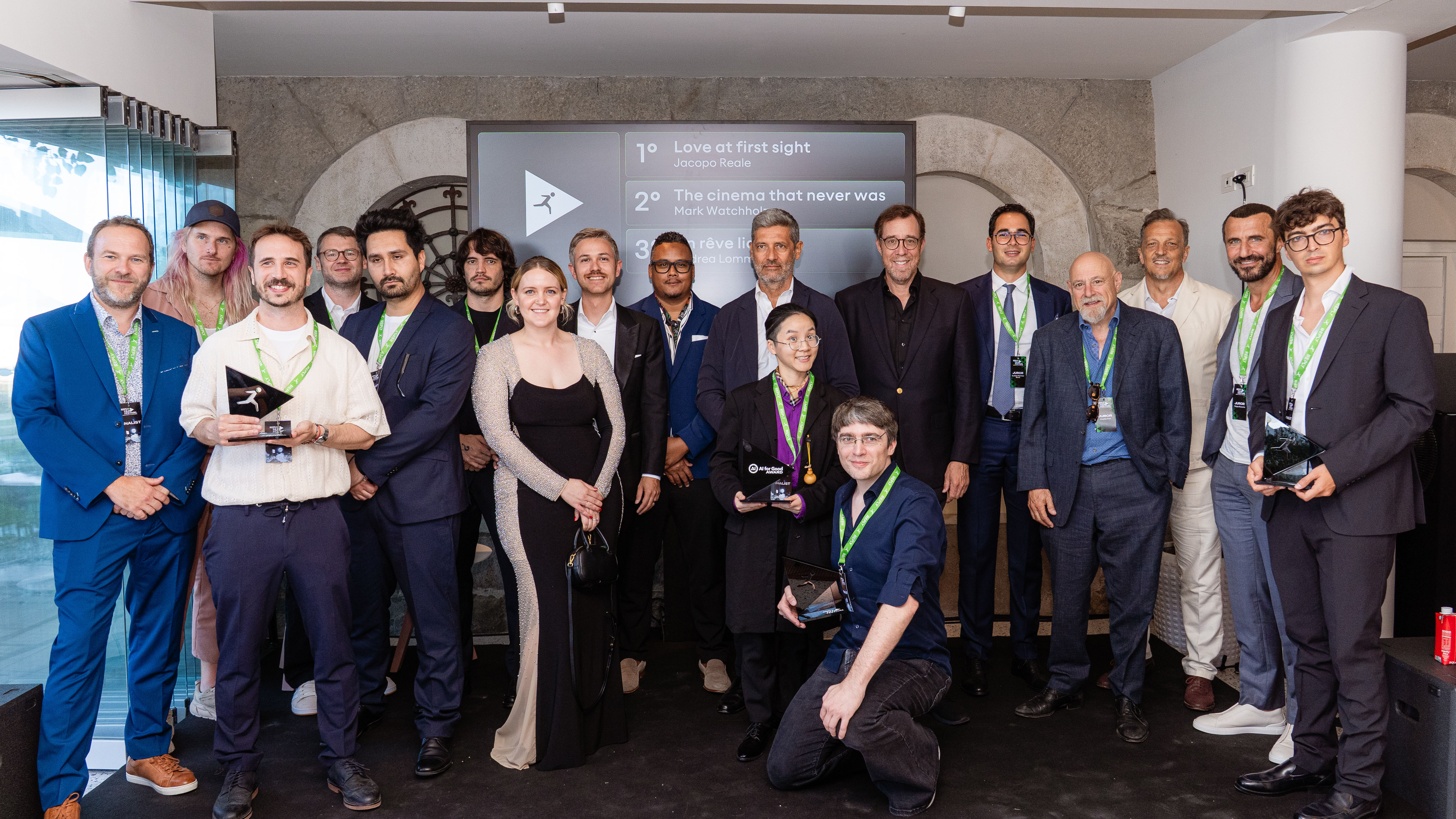 Reply AI Film Festival finalists and judges