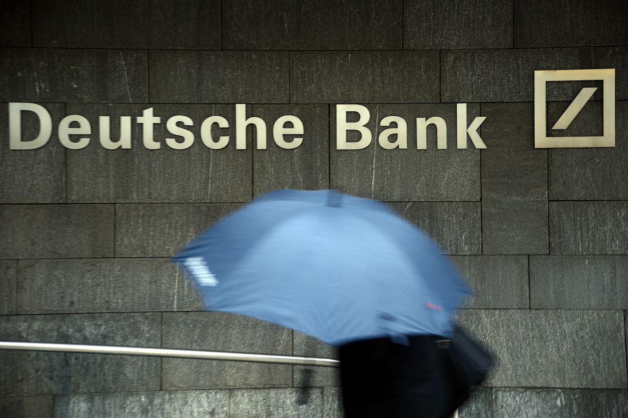 The Deutsche Bank logo in Germany