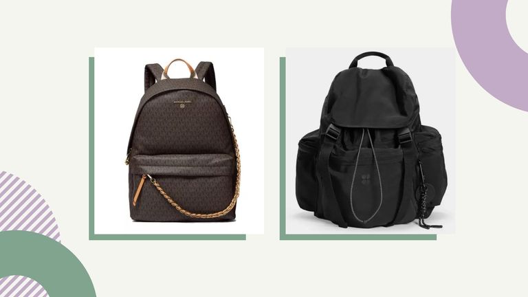 best backpacks for working women include Michael Kors and Sweaty Betty