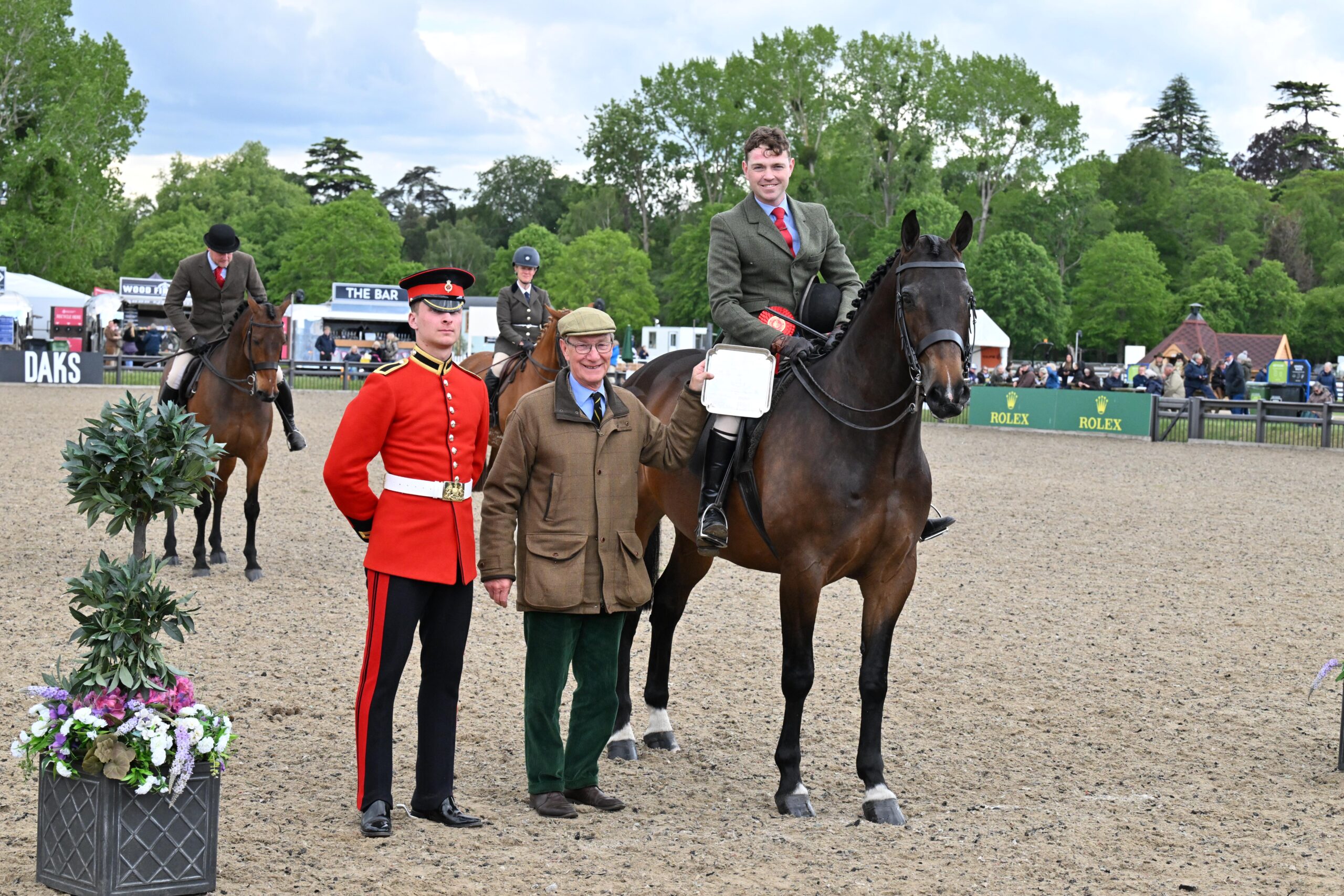 Will Morton and Red Valentine II are 2026 Windsor small hunter winners