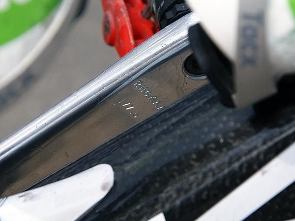 &hellip;but it's only because his long legs needs 177.5mm-long crankarms.