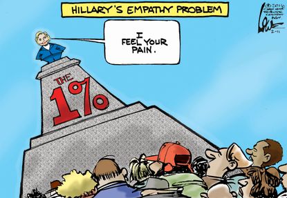 Political Cartoon U.S. Hillary 2016